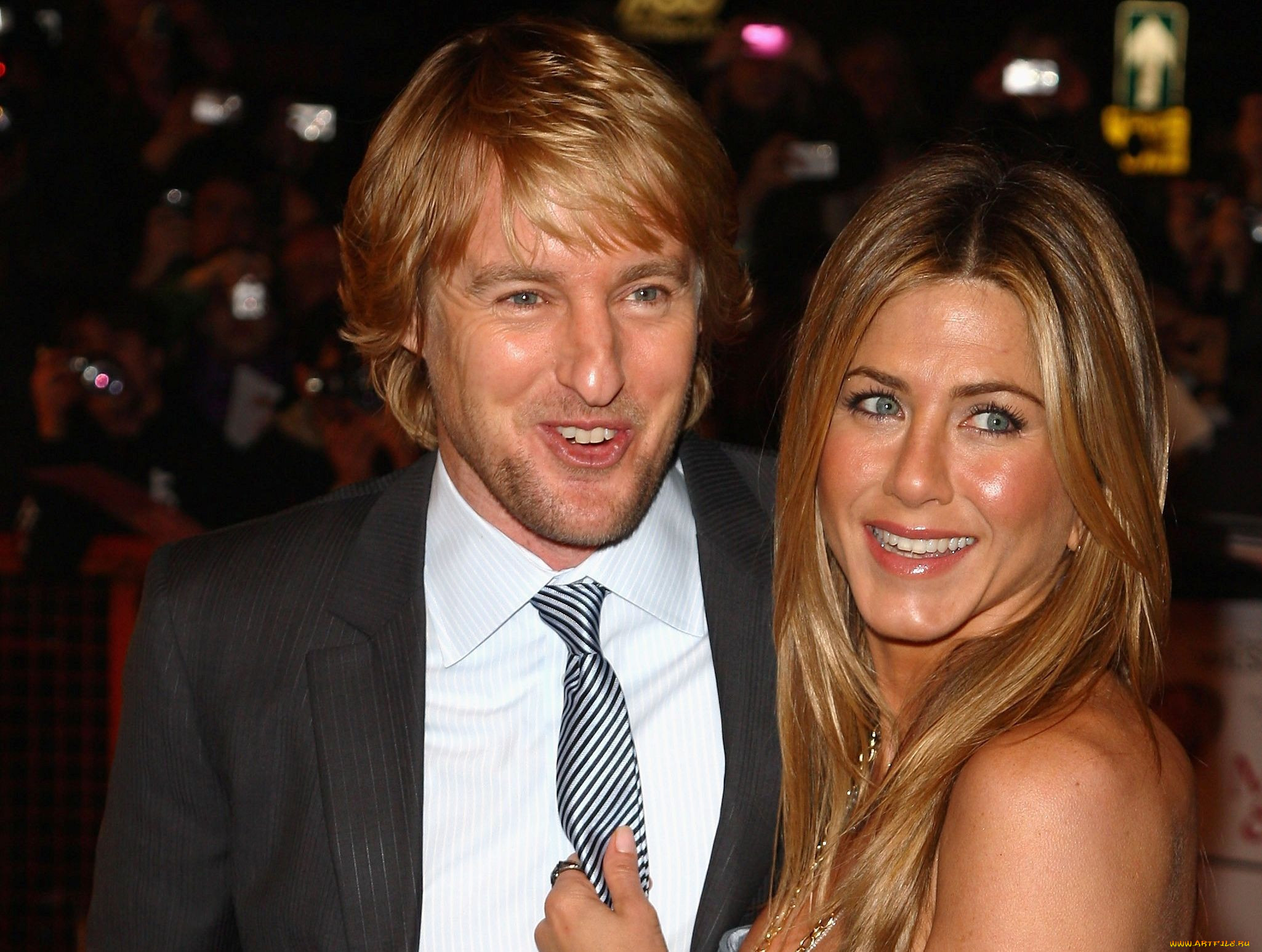 owen, wilson, and, jennifer, aniston, , 